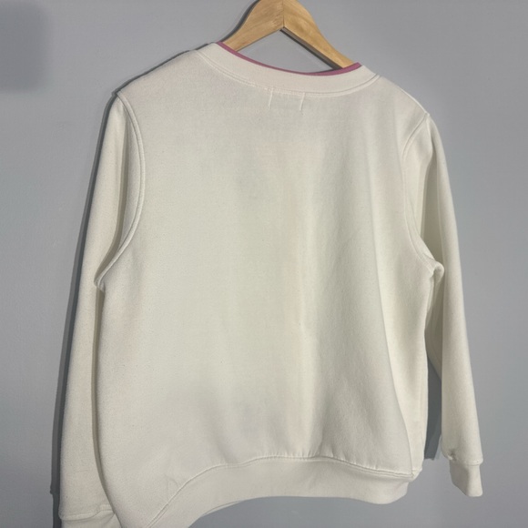 Vintage Floral Embroidered Cream Cardigan 100% cotton - Picture 3 of 3